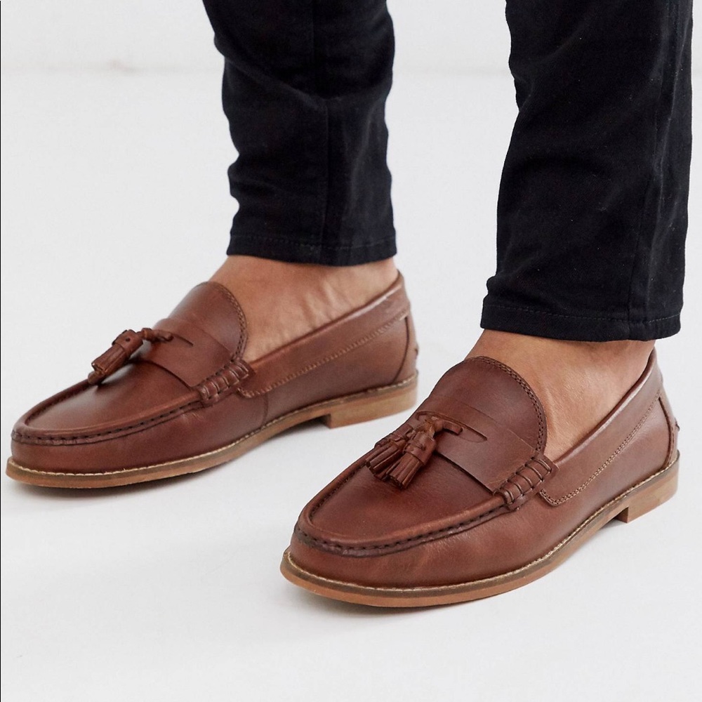 Mens Brown loafers- BRAND NEW